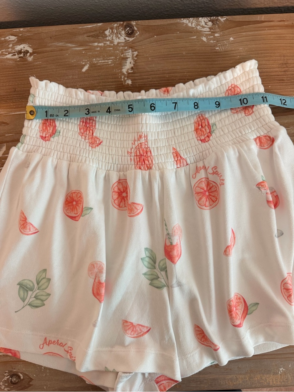 Z Supply Aperol Spritz Lounge Top & Shorts MATCHING SET White Multi (Size Small) - Picture 15 of 15